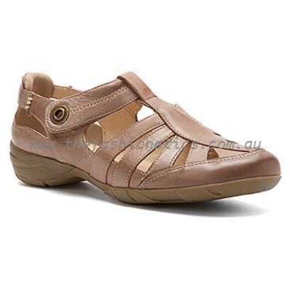 Blondo Tan Leather Fisherman Sandals Sz 8.5 Narrow - Picture 1 of 7